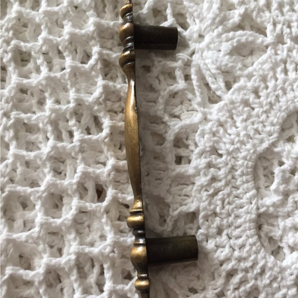 Eighteen Drawer Handles Gold Tone With Black Accents - Picture 3 of 4